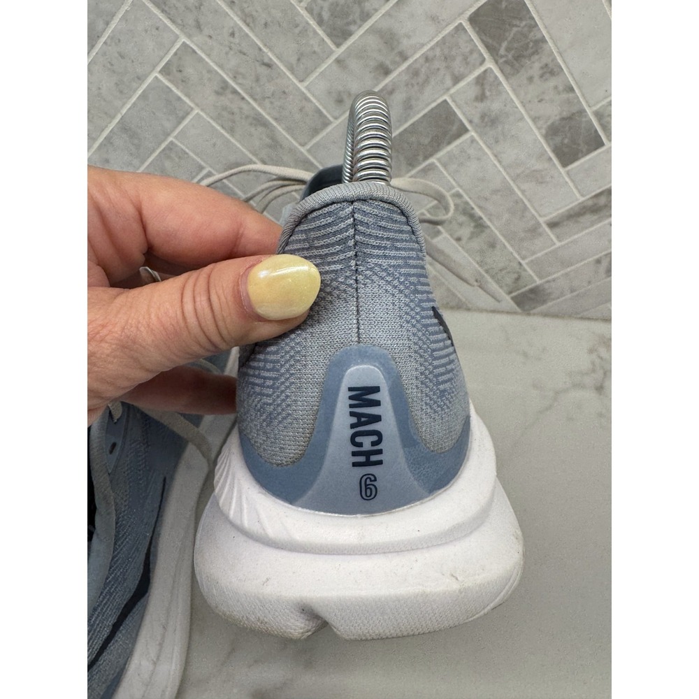Hoka One One Mach 6 Running Shoes Womens 7.5 B 7.5B Blue White Athletic Sneakers - Picture 9 of 9